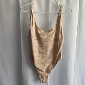 SKIMS Limited Editiion signature swim scoop neck one piece 🐊 NWT